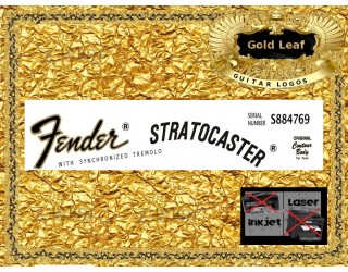 Fender Stratocaster Guitar Decal 26g